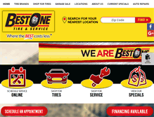 Tablet Screenshot of bestonetireandservice-sit.com